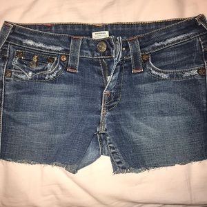 True Religion denim shorts